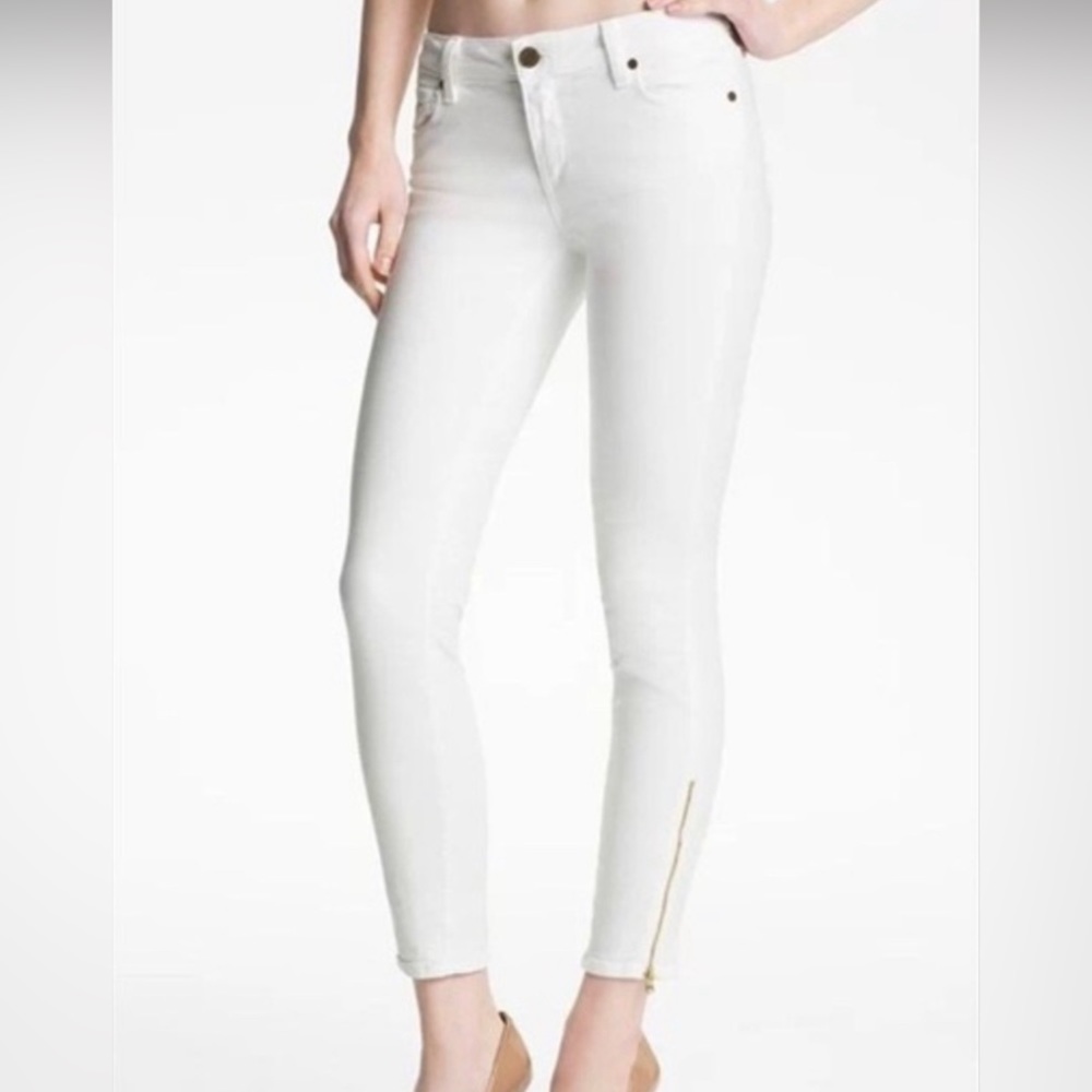 Size 27 Paige Verdugo Ankle White Jeans